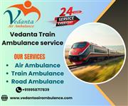 Vedanta Ambulance in Hyderabad provides better health assistance in moving train