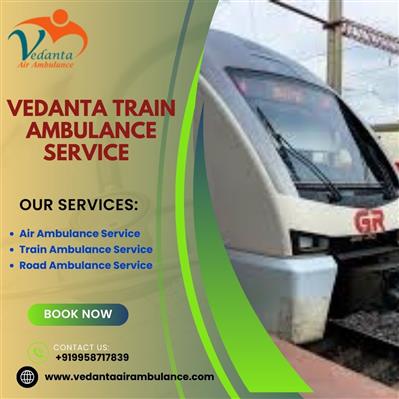 Vedanta Offers Transit with Close Medical Watch in Siliguri in a Train Ambulance