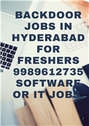 Jobs For Freshers Genuine Backdoor software