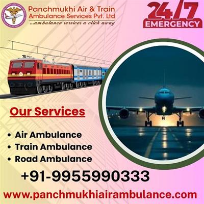 Hire Panchmukhi Air and Train Ambulance in Amritsar at an Affordable Price