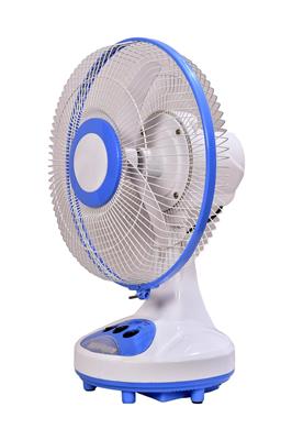 VILLCONNECT PortableAC DC Table Fan with oscillation Power, 3-Speed Settings, Wh