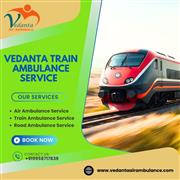 Get Vedanta Train Ambulance for doctor-directed medical transfers in Siliguri