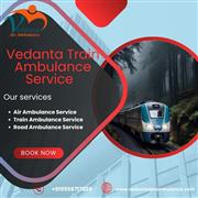 Choose Vedanta Train Ambulance with the best transportation for patients in Sil