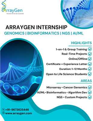 Bioinformatics Services and Training offered