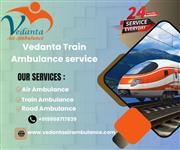 Vedanta Does Not Give up Once Transit is accepted in Siliguri in a Train Ambulan