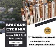Brigade Eternia - Refined 3 & 4 BHK Luxury Apartments in Yelahanka’s Urban Oasis