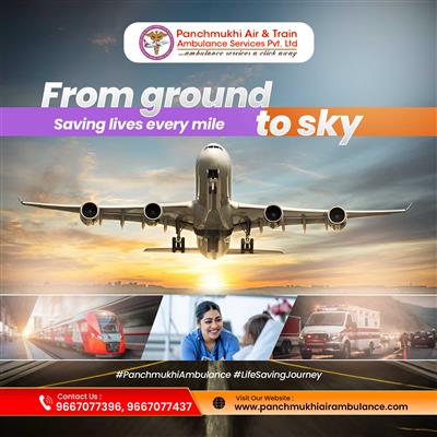 Panchmukhi Air and Train Ambulance Services in Kolkata: Tailored to Patient Need