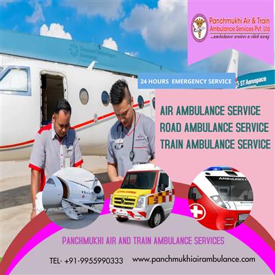 Panchmukhi Air and Train Ambulance Services in Ranchi: Every minute