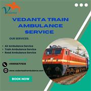 Choose Vedanta Train Ambulance services for fast transfer of patients in Varanas