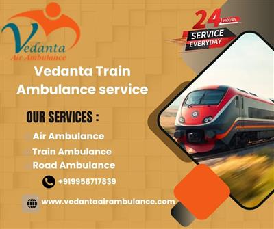Highly Reliable Vedanta Train Ambulance Service in Dibrugarh
