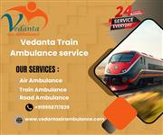 Highly Reliable Vedanta Train Ambulance Service in Dibrugarh