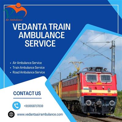Select the Vedanta Train Ambulance in Raipur provides transportation with better