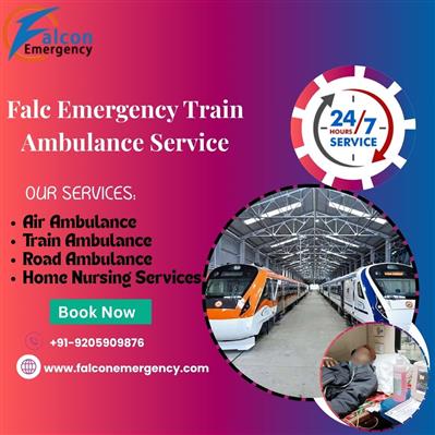 Falc Emergency Ensures Transit is Free from Delays in Patna in its Train Ambulan