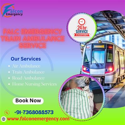 Falc Emergency Train Ambulance Service in Mumbai – quick, Safe, and Efficient Pa