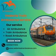 Vedanta Train Ambulance Service in Raipur - Provides Safe Transportation with Fu