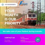 Falc Emergency Train Ambulance in Delhi provides Professed Perform Till Permeati