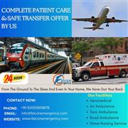 The Falc Emergency Train Ambulance in Ranchi offers Trouble-free Transit