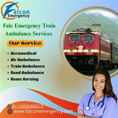Choice Falc Emergency Train Ambulance Service in Chennai for Hassle-Free Transfe