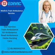 Medivic Aviation has skilled crews on board its train ambulances for en route a