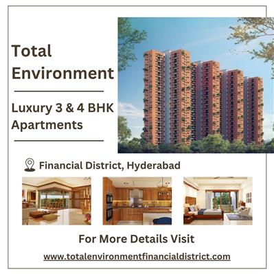 Total Environment Premium 3 & 4BHK Homes with Green Living in Financial District