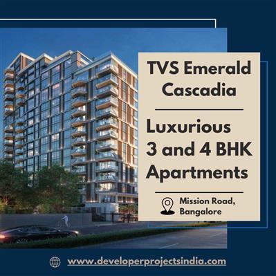 TVS Emerald Cascadia - Elegant 3 & 4 BHK Luxury Homes with Premium Amenities