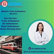 Medivic Aviation Train Ambulance Services in Raipur for Critical Health Cases