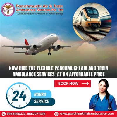 Panchmukhi Air and Train Ambulance Service in Raipur is capable of delivering