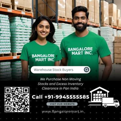 Warehouse FMCG and Surplus Non-moving Stock Buyers in Bangalore