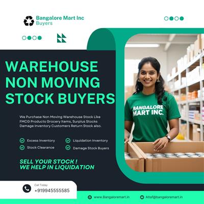 Warehouse FMCG and Surplus Non-moving Stock Buyers in Bangalore