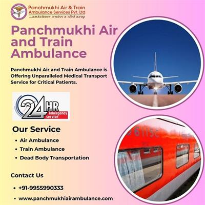 Book Panchmukhi Air and Train Ambulance Service in Patiala with Masterly ICU