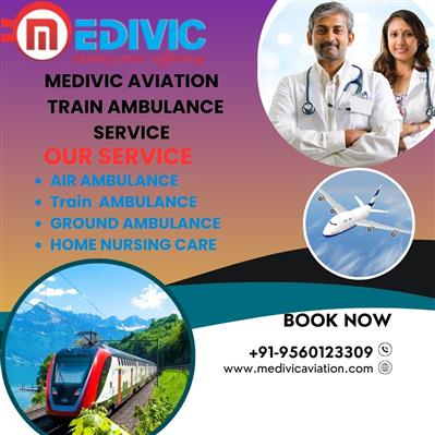 Reliable Patient Transportation with Medivic Aviation Train Ambulance in Delhi