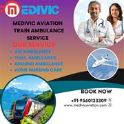 Reliable Patient Transportation with Medivic Aviation Train Ambulance in Delhi