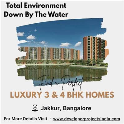 Total Environment Down By The Water - Exclusive 3 & 4 BHK Waterfront Apartments