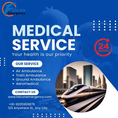 Falc Emergency is Delivering Risk Free and Safe Train Ambulance in Guwahati