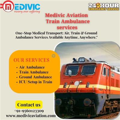 Medivic Aviation Train Ambulance in Kolkata Is Equipped With Medical Equipment