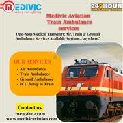 Medivic Aviation Train Ambulance in Kolkata Is Equipped With Medical Equipment