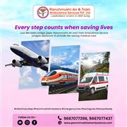 Panchmukhi Air and Train Ambulance Service in Delhi, ensures that the critical