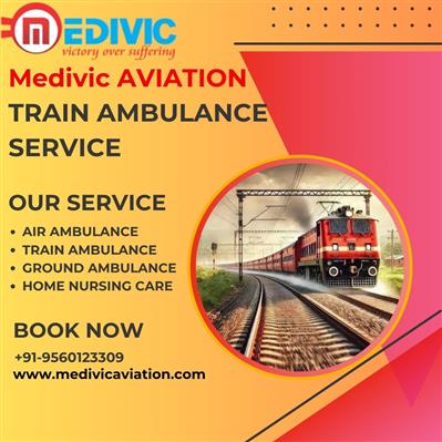 Medivic Aviation provides transportation by its train ambulance in Bhopal during