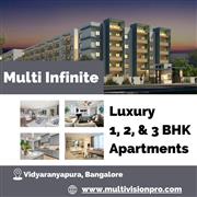 Multi Infinite - Luxury 1, 2, and 3 BHK Apartments for Sale in Vidyaranyapura