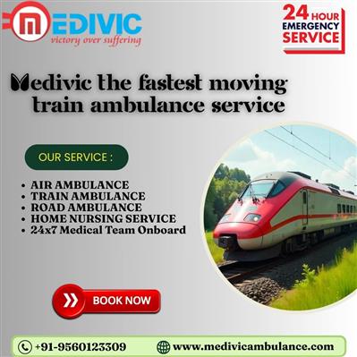 Hire Medivic Train Ambulance in Kolkata to Ensure a Smooth Medical Transfer for