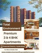 Total Environment Hyderabad Luxury 3 & 4 BHK Apartments for Sale Near HITEC City