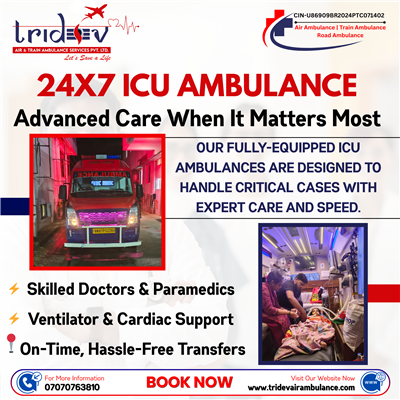 Addressing Critical Medical Transport Challenges: Tridev Air Ambulance Services
