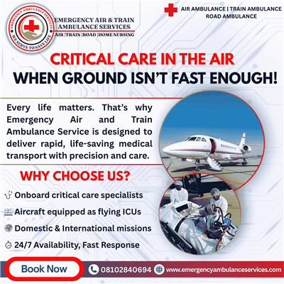 The Team Support: Emergency Air Ambulance Services in Delhi Has Become Important
