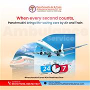 Panchmukhi Air and Train Ambulance in Guwahati- unlimited safety is guaranteed