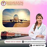 Book Panchmukhi Air and Train Ambulance Service in Bokaro with Ventilator
