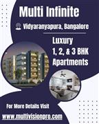 Multi Infinite - Serene Luxury 1, 2 & 3 BHK Homes in Vidyaranyapura, Bangalore