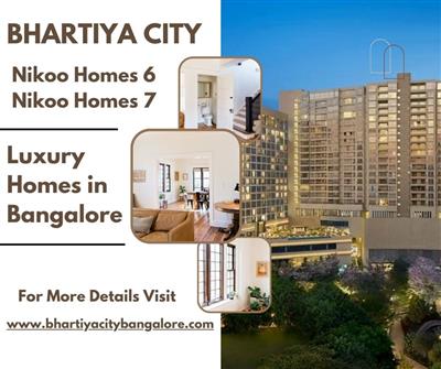 Bhartiya City Nikoo Homes 6 & 7 - Iconic Luxury Apartments in North Bangalore
