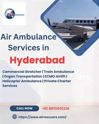 Air Ambulance Services in Hyderabad Fast, Reliable & Affordable