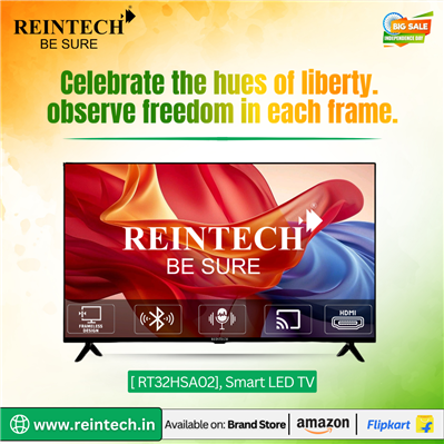 Reintech 32 inch & 43 inch Smart Full HD LED TVs