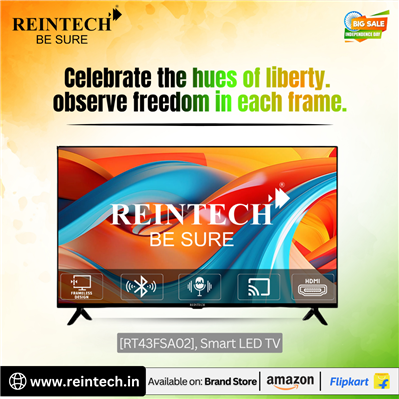 Reintech 32 inch & 43 inch Smart Full HD LED TVs
